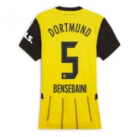 Echipament fotbal Borussia Dortmund Ramy Bensebaini #5 Tricou Acasa 2024-25 pentru femei maneca scurta